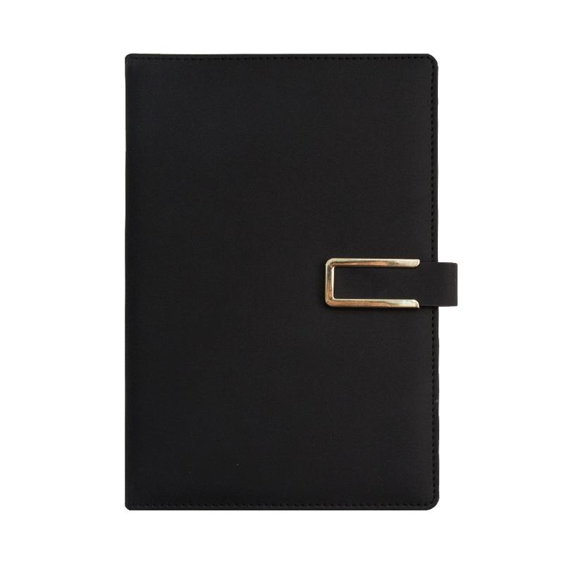 A5 PU Leather Notebook Notebook Personal Planner Notepad Black