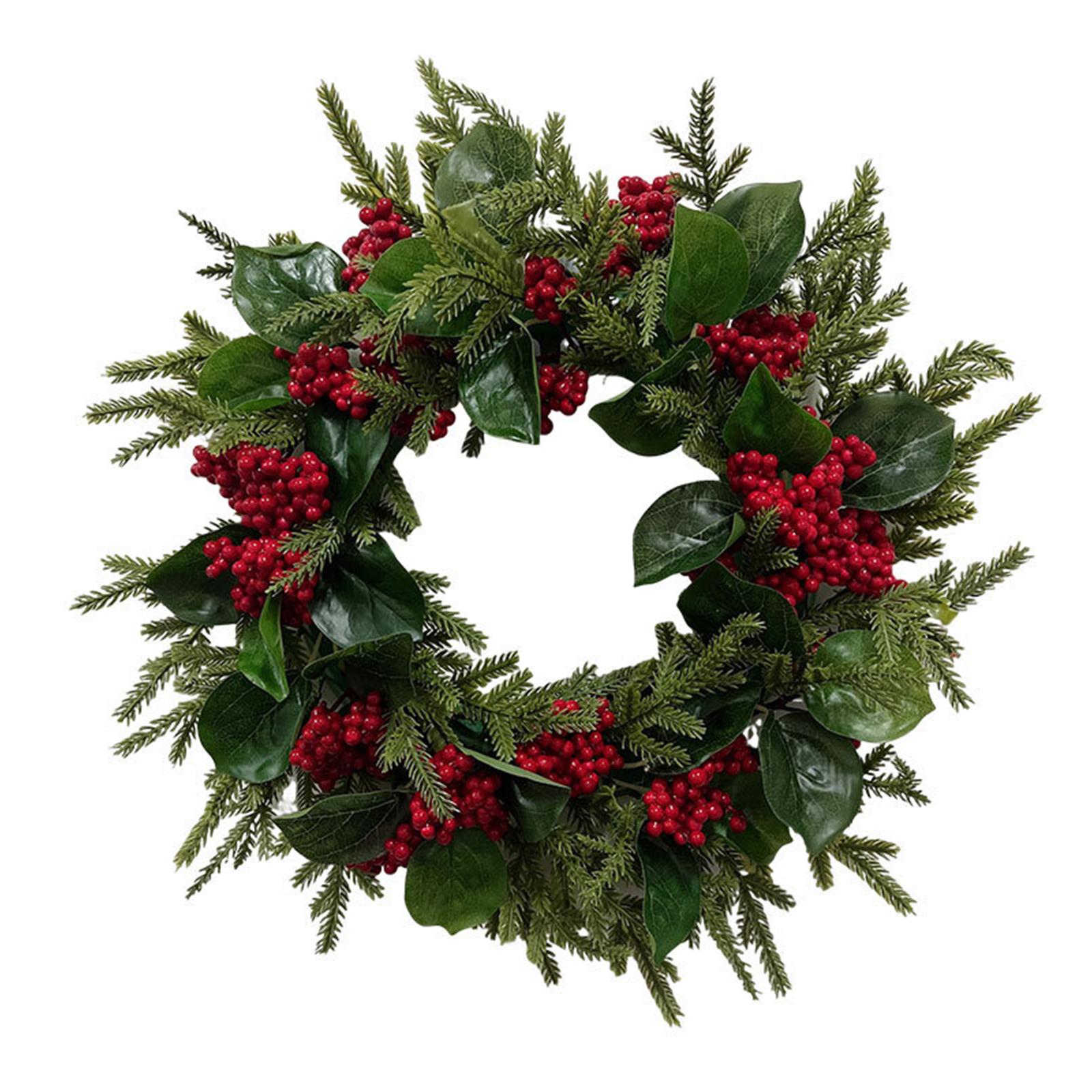 Christmas Wreath Green Leaves
