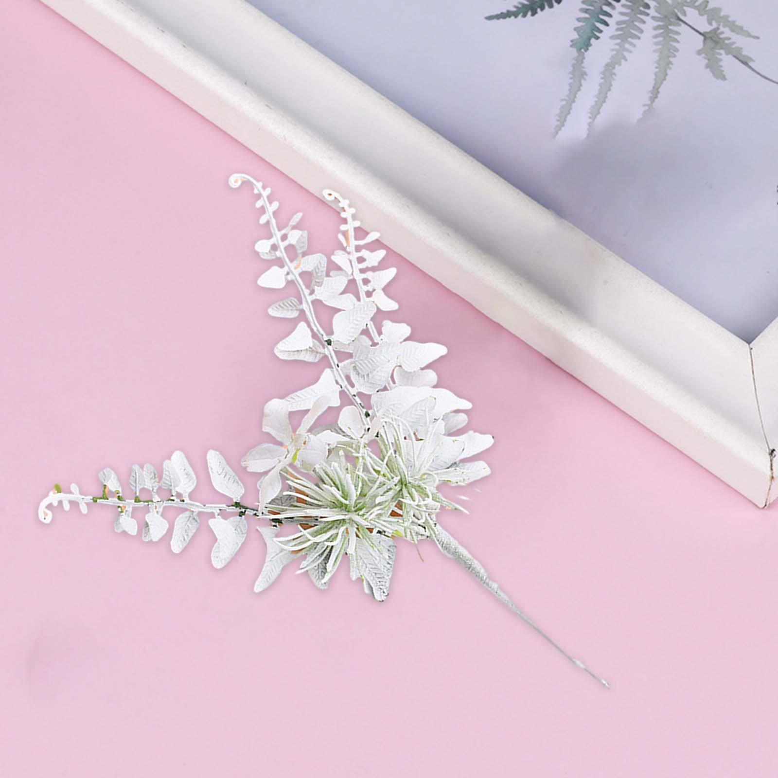 Artificial Pine Branch for DIY Christmas Wreaths Embellishing Christmas Tree 21cm