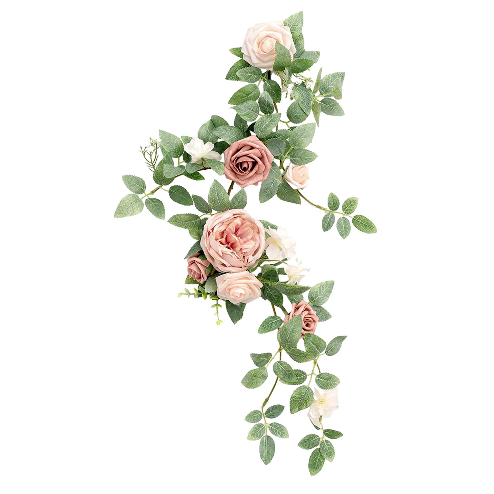 Artificial Flower Swag Pink