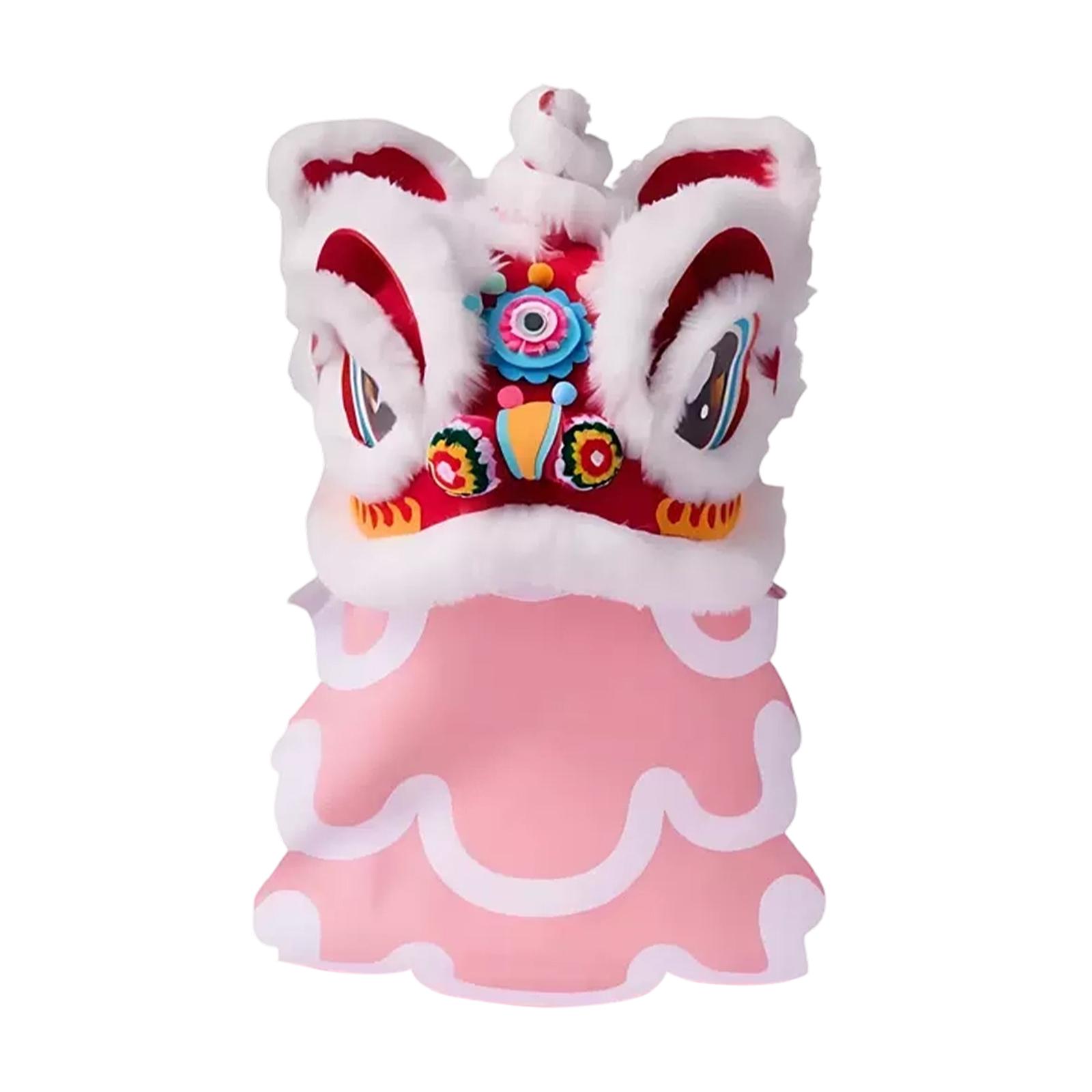Spring Festival Lion Dance Hat DIY Material Kit for Mid