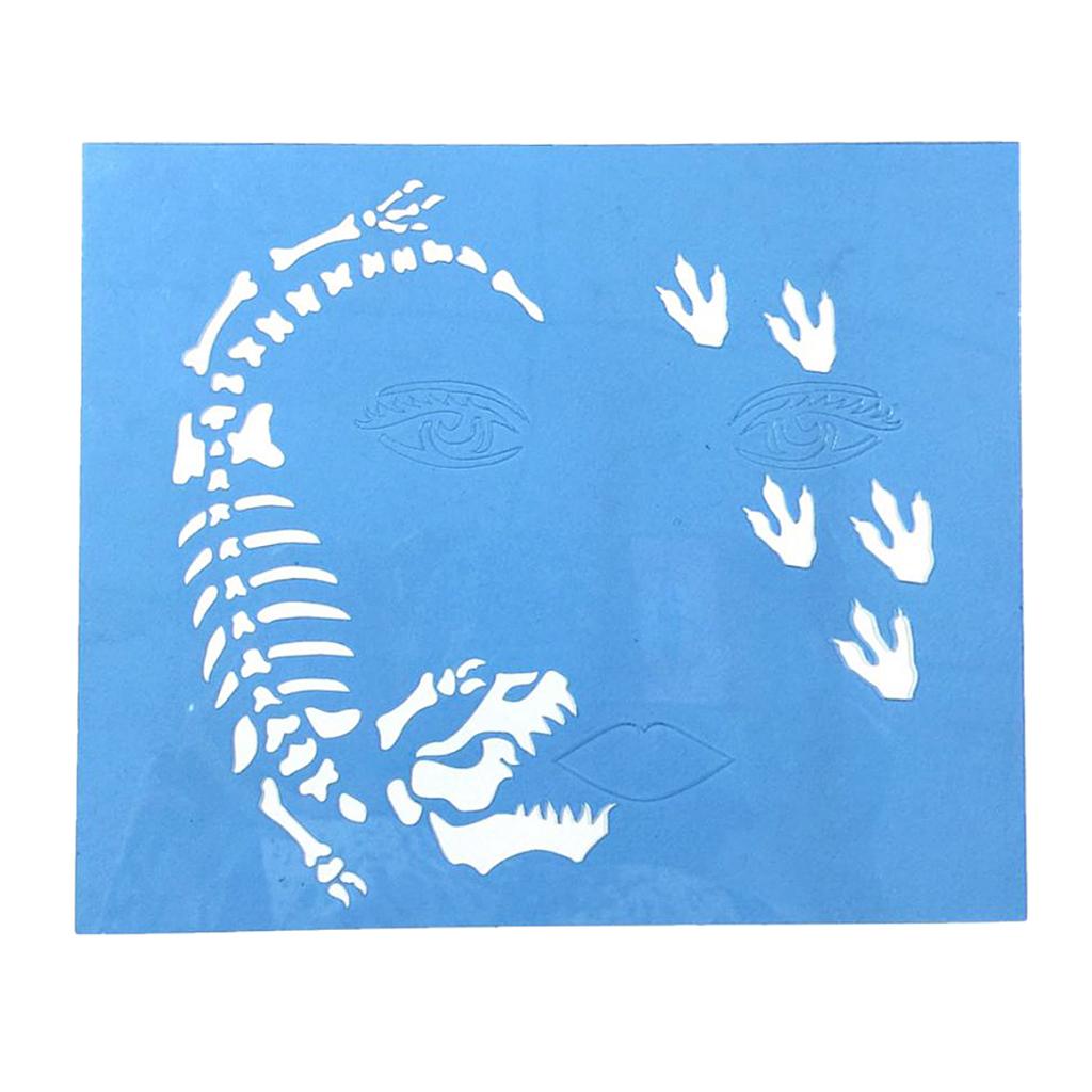 Reusable Stencils Body Paint Stencils Face Paint Stencil Template  200x165mm