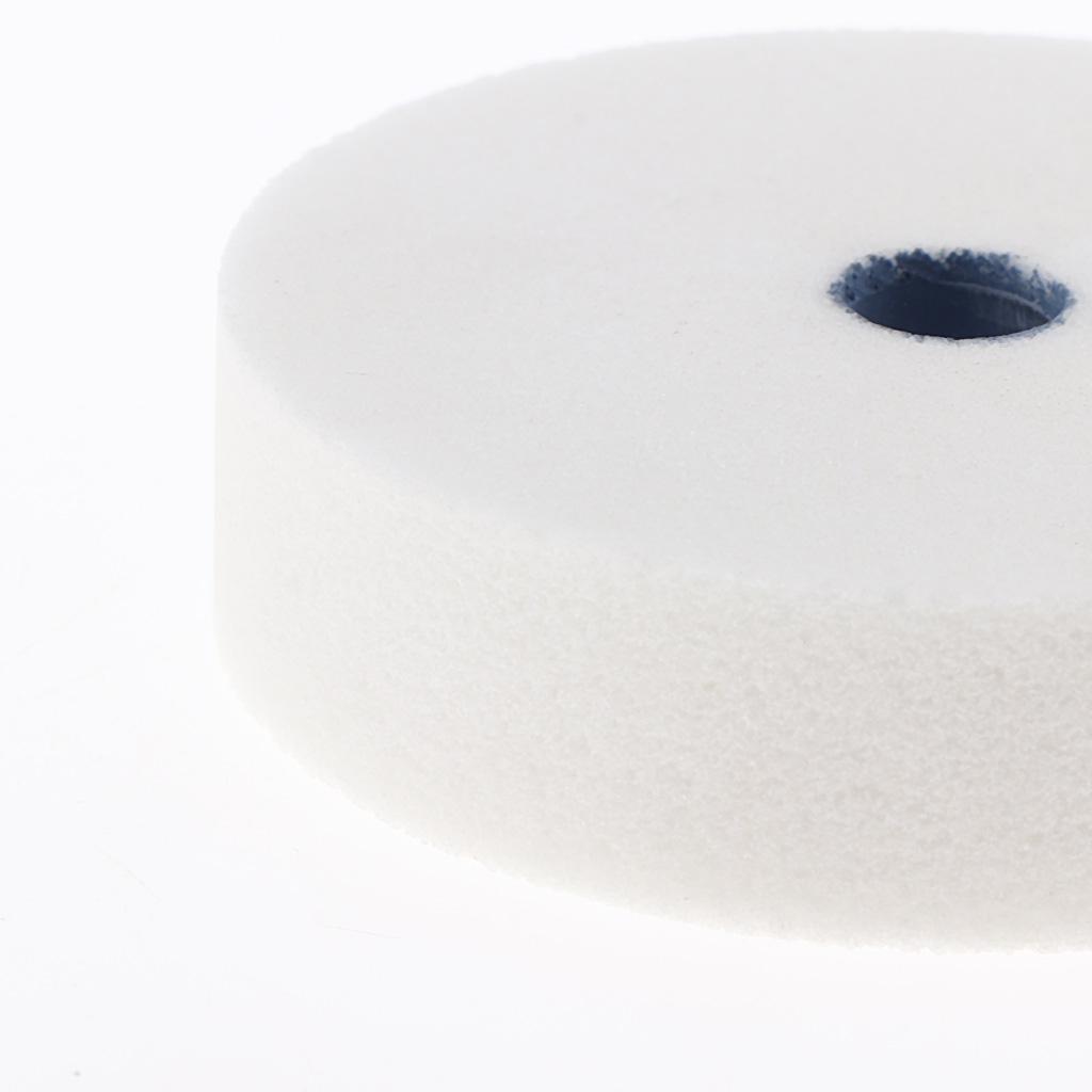 1Pcs 70x18mm Wool Felt Polishing Buffing Grinding Round Wheel Disc Pad White