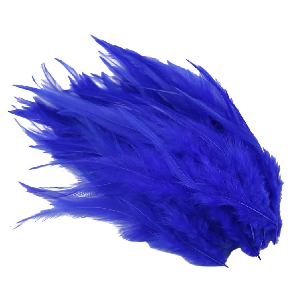 50Pcs Rooster Tail Feathers For Wedding Millinery Party ...
