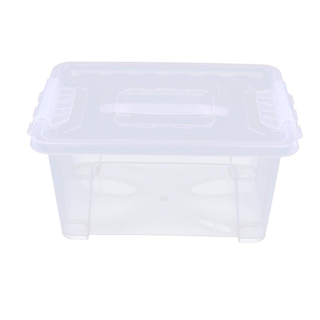 Multipurpose Portable Handheld Organizer Storage Box Container transparent