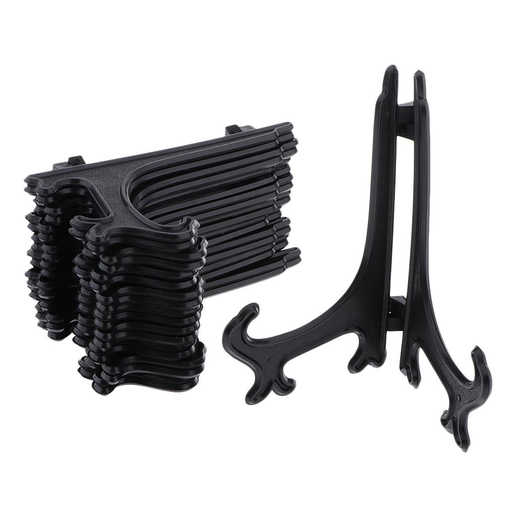 10Piece Plastic Easels Plate Stand Holder Display Stands Picture Frame Stand