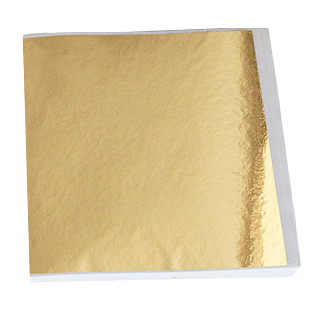 Imitation Gold Leaf Transfer Leaf Foil Gilding Crafting DIY Champagne Golden