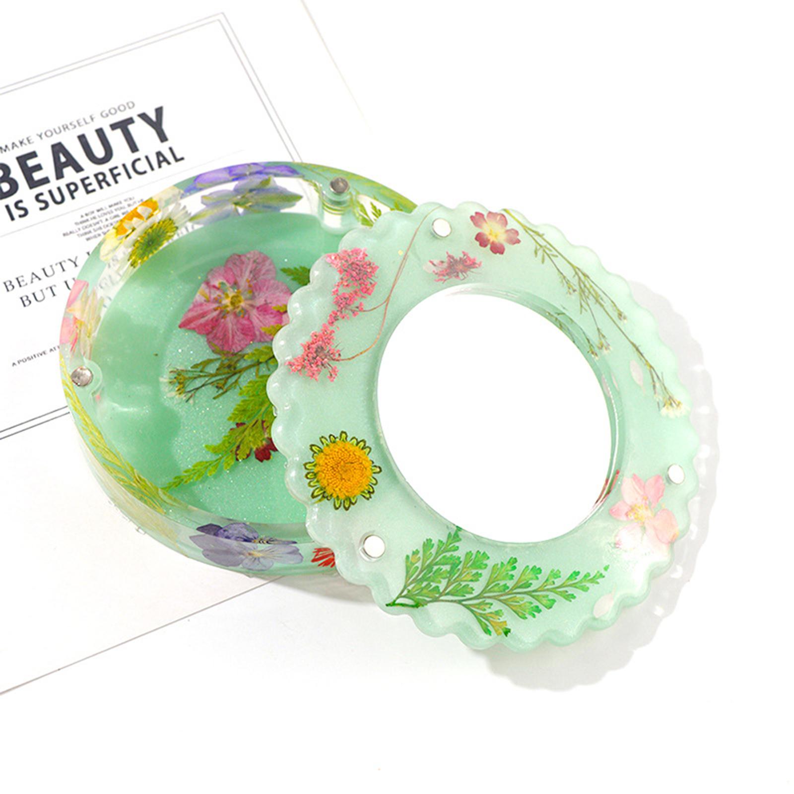 Silicone Mould Eyelash Storage Box Resin Casting Mold 115x115MM 62MM 5x3MM