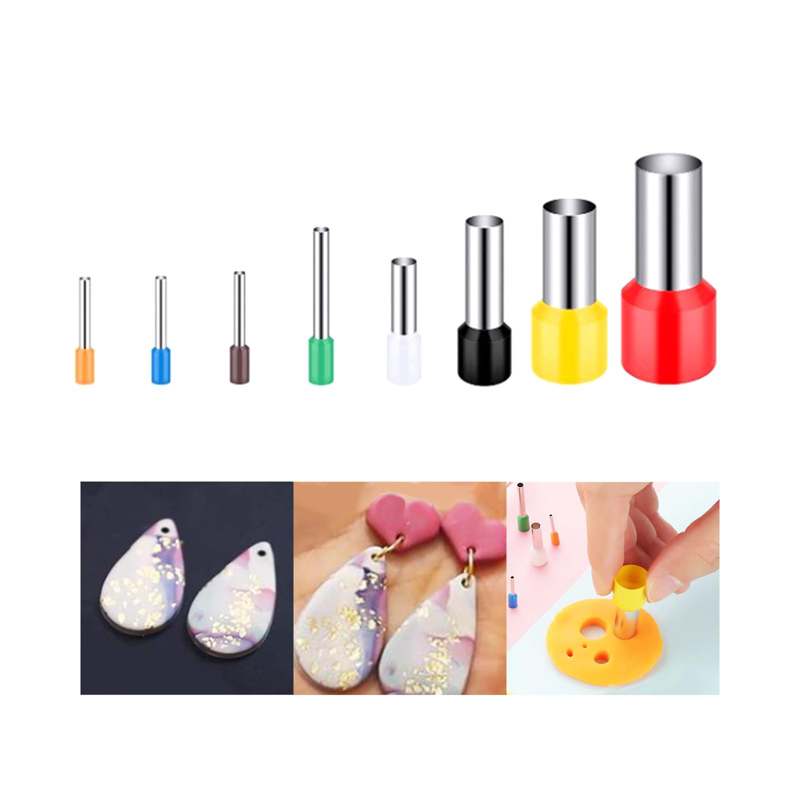 5x8Pcs Polymer Cutters Circle Shape Cutting Model for Clay Sculpture Crafts