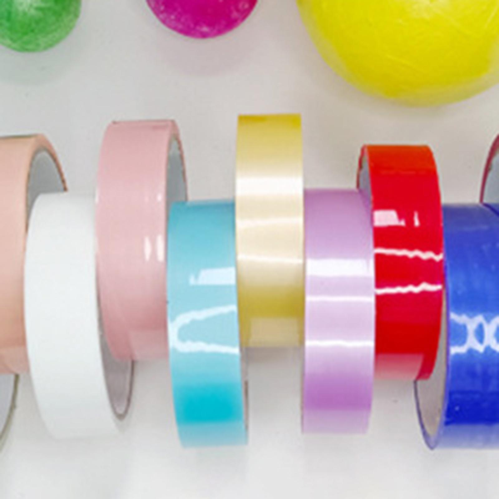 Funny Decompression Toys Creative Sticky Ball Rolling Tapes for Game Orange