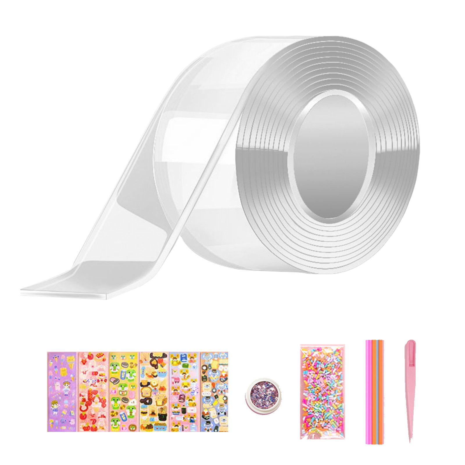 Bubble Blowing Double Sided Tape Reusable Transparent Tape Mounting Tape Style C