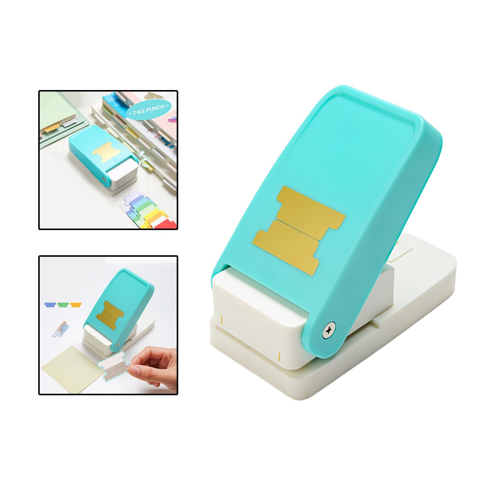 Loose Leaf Separator Label Punch Notepad Sketchbook Paper Punching Tab Punch