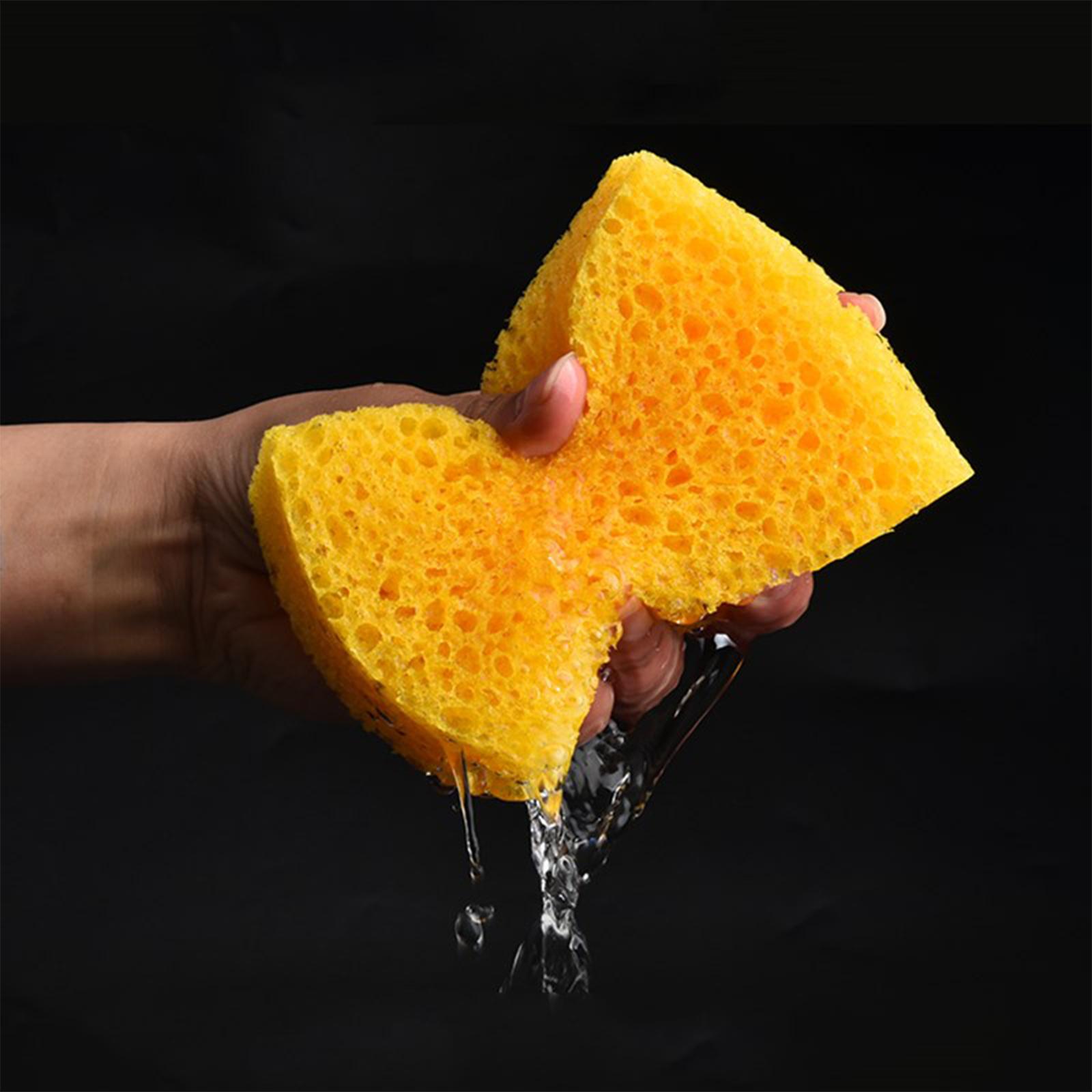 Painting Sponge Durable Lightweight Pottery Tool Clay Painting Art Sponge Yellow