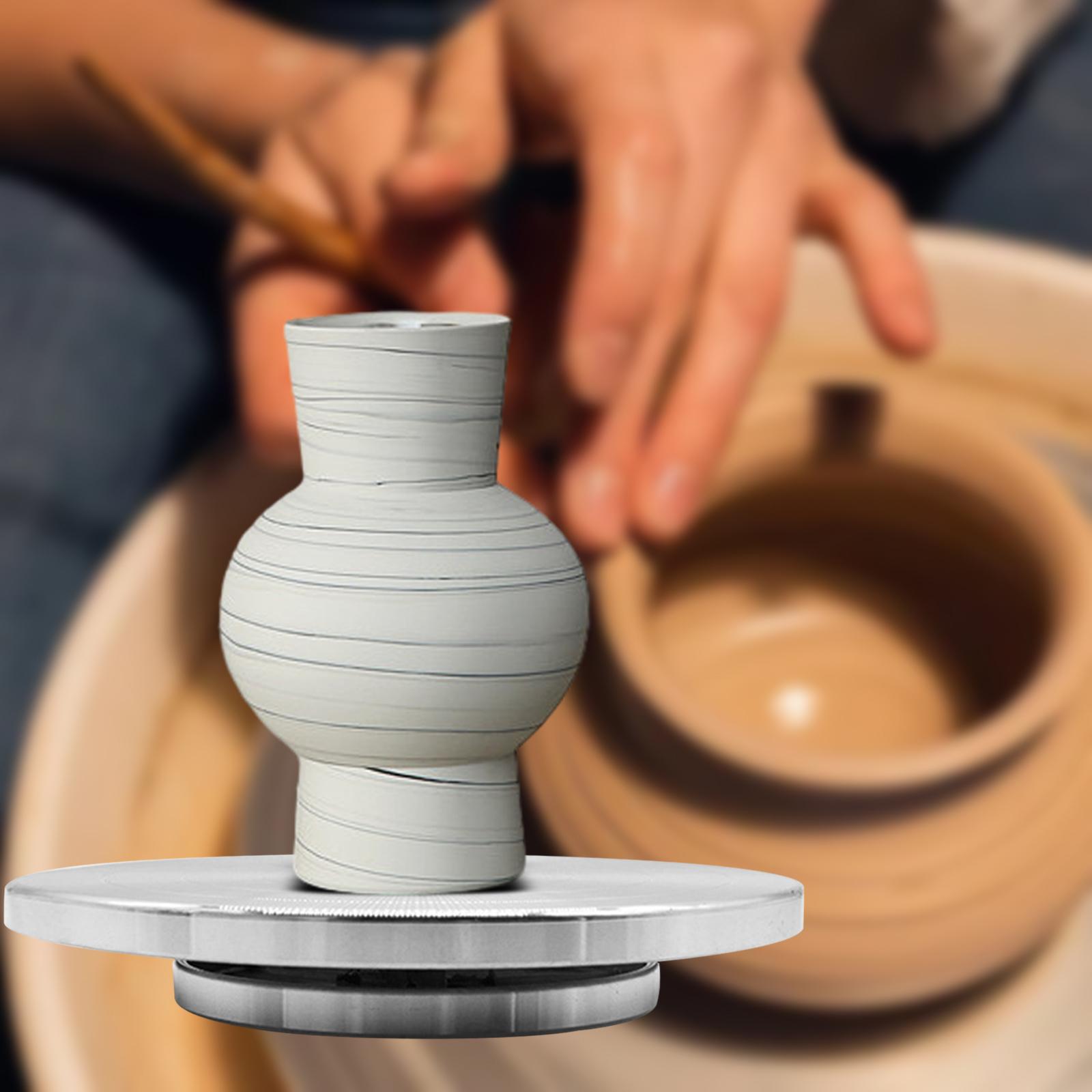 Sculpting Wheel Turntable Clay Pottery Repair Figurine Making Paint Spraying 25cmx16cm