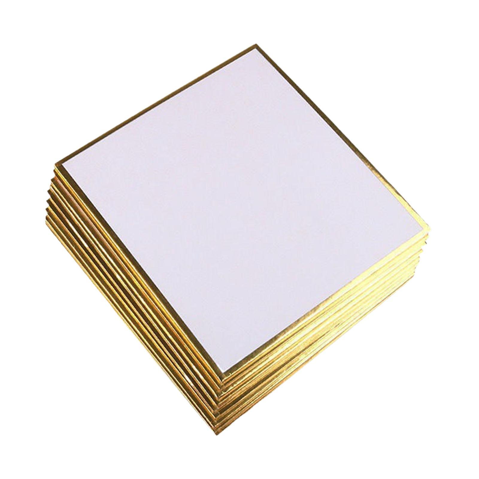 10Pcs Shikishi Boards Square Crafts Supplies for Hand Drawn Anime Collectors 10x10 cm