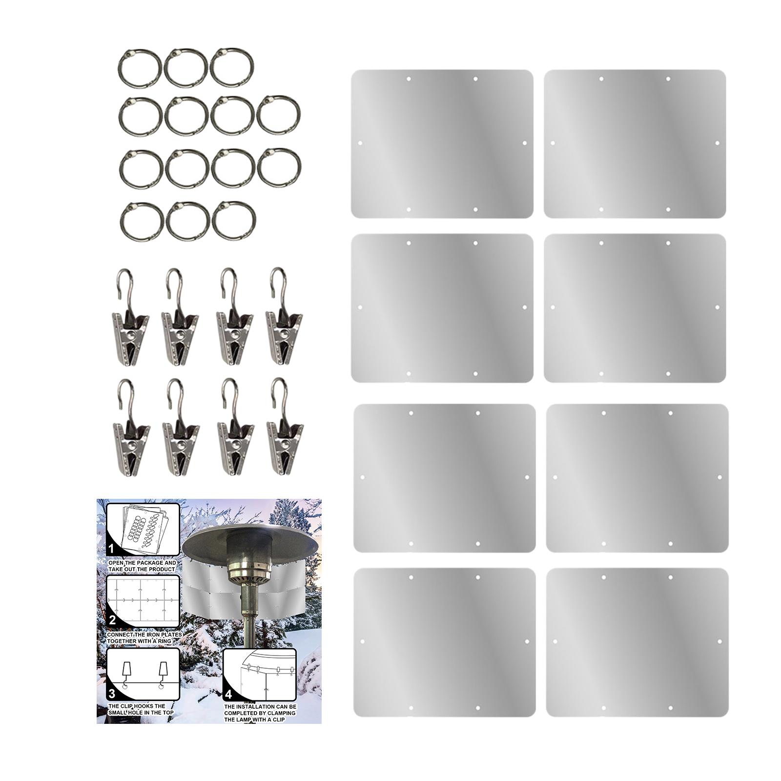 Heat Focusing Reflector Storage Movable Foldable Propane Patio Heaters