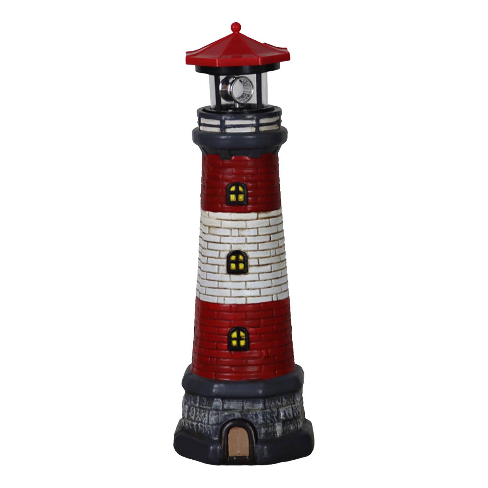 Lighthouse Figurine Solar Powered Light