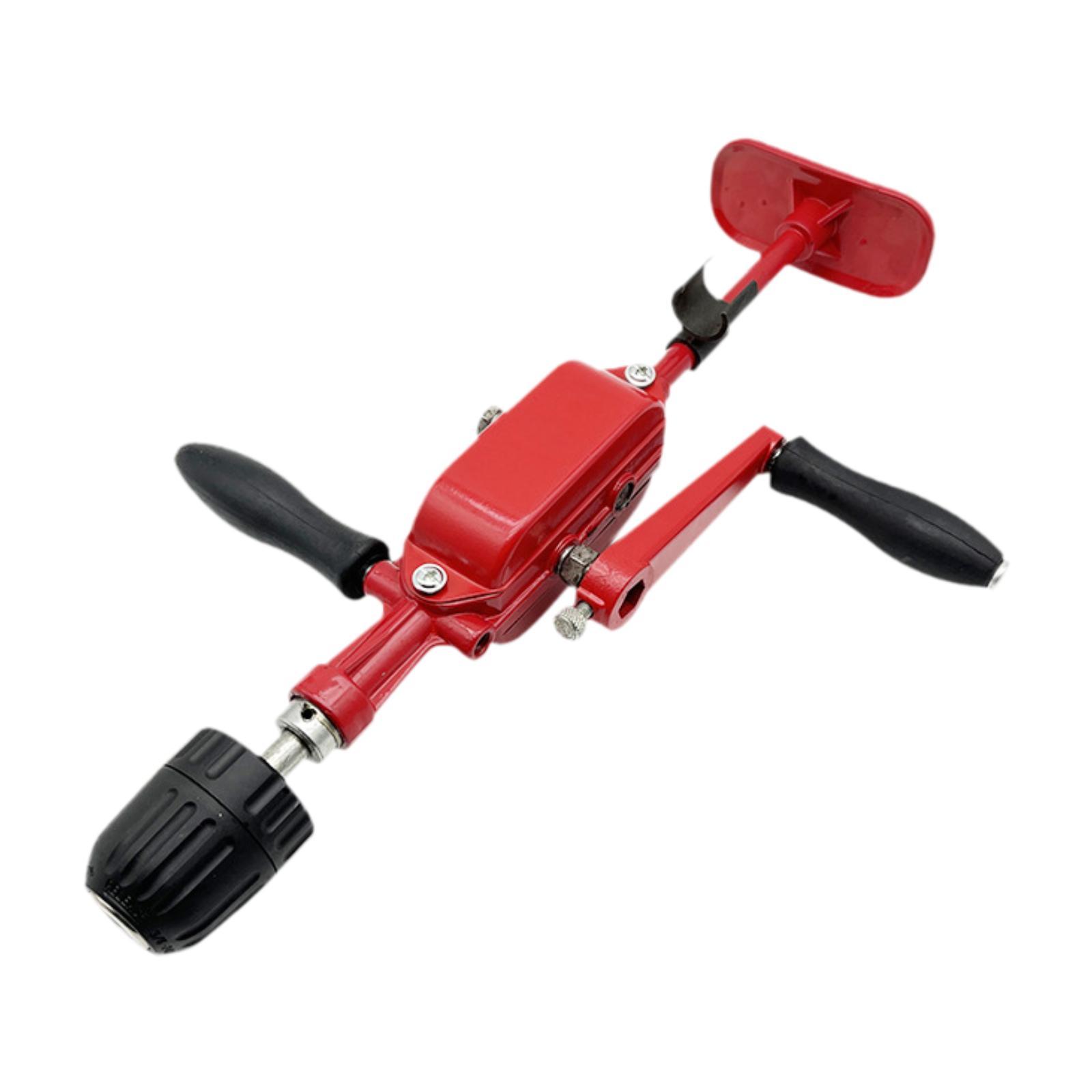 Hand Crank Drill Double Gear System