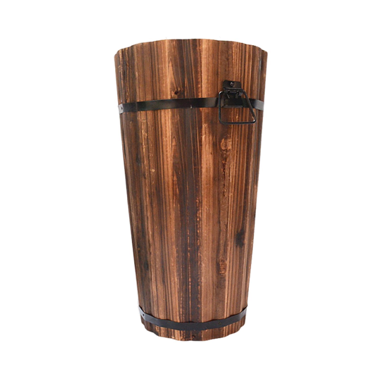Wooden Bucket Planter