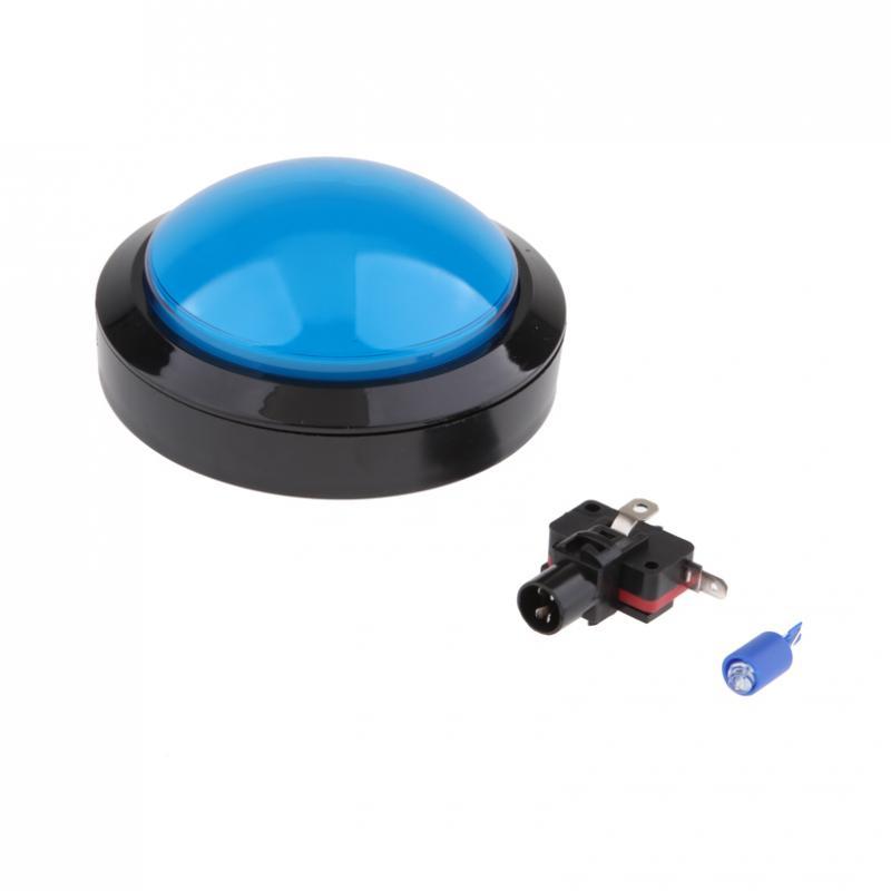 Dome Shaped 100mm 12V LED Illuminated Push Button Switch for Arcade