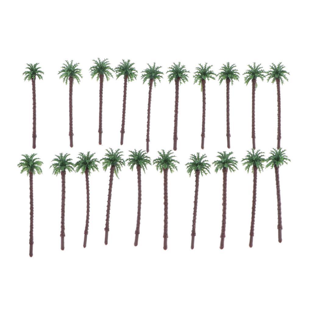 20x Mini Coconut Palm Tree Plant Bonsai Craft Micro Landscape Layout Decor