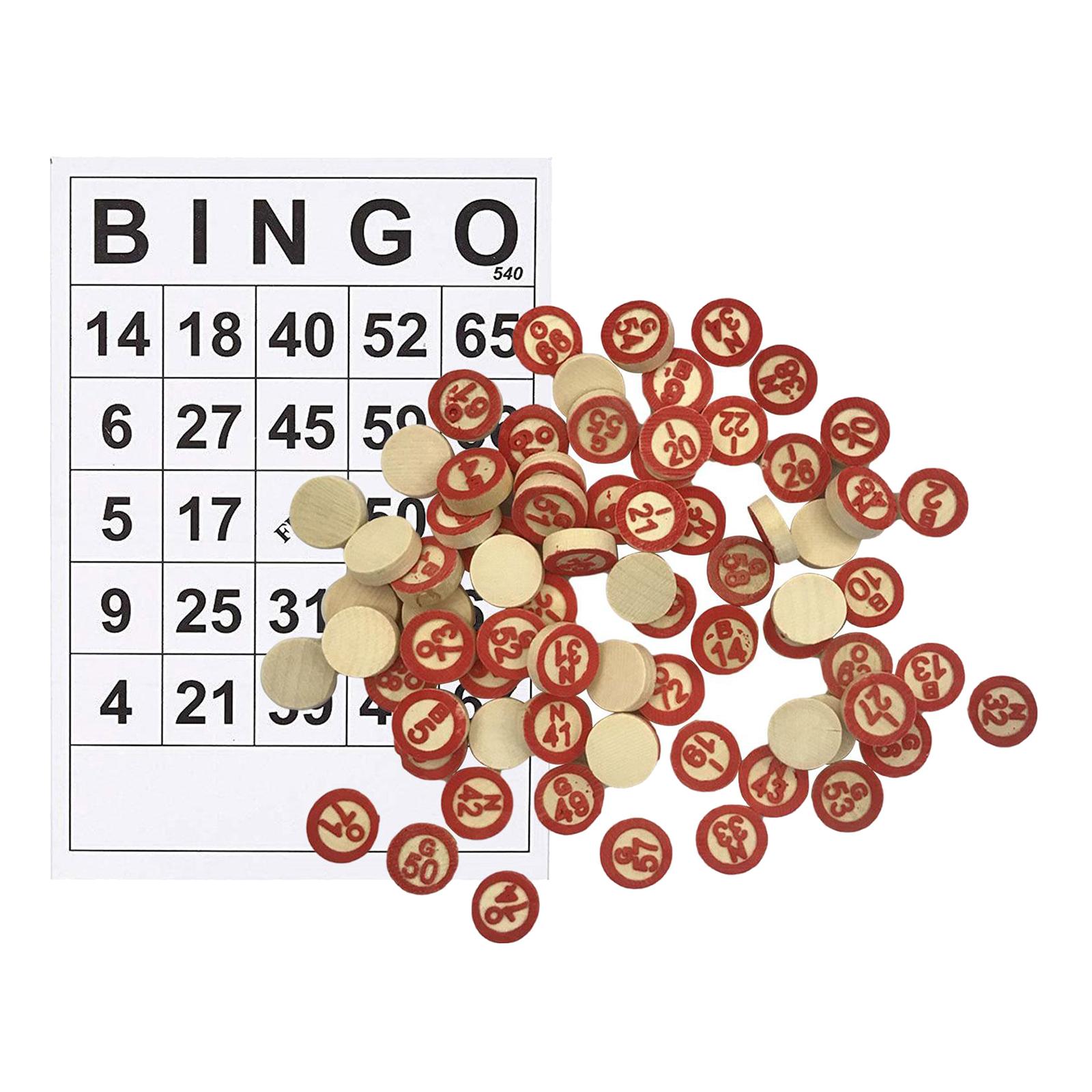 Bingo Cards 75 Numbers