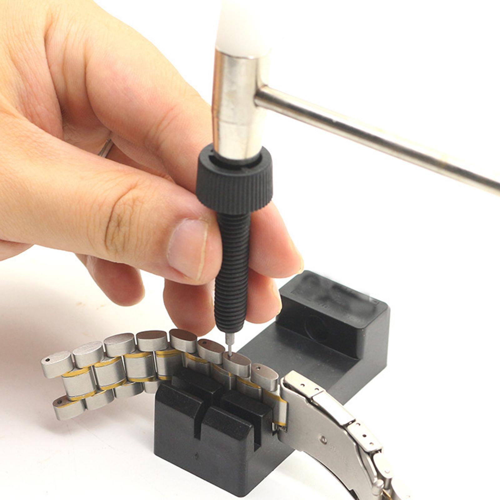 Watch Belt Repair Remover Watch Link Pin Remover Strap Adjusting Kit Yellow