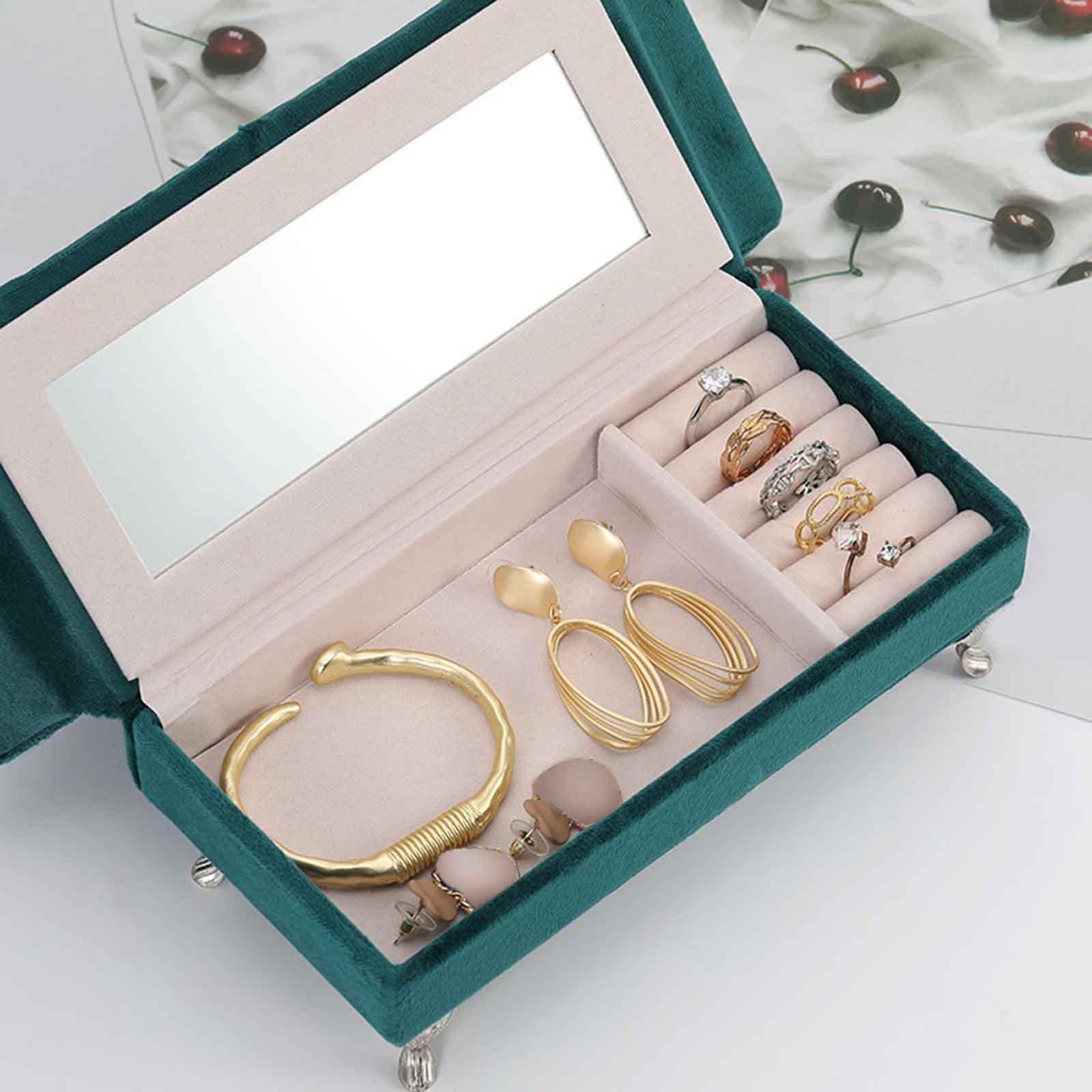 2x Miniature Dolls Accessories Dolls House Furniture Jewelry Boxs  Style 6