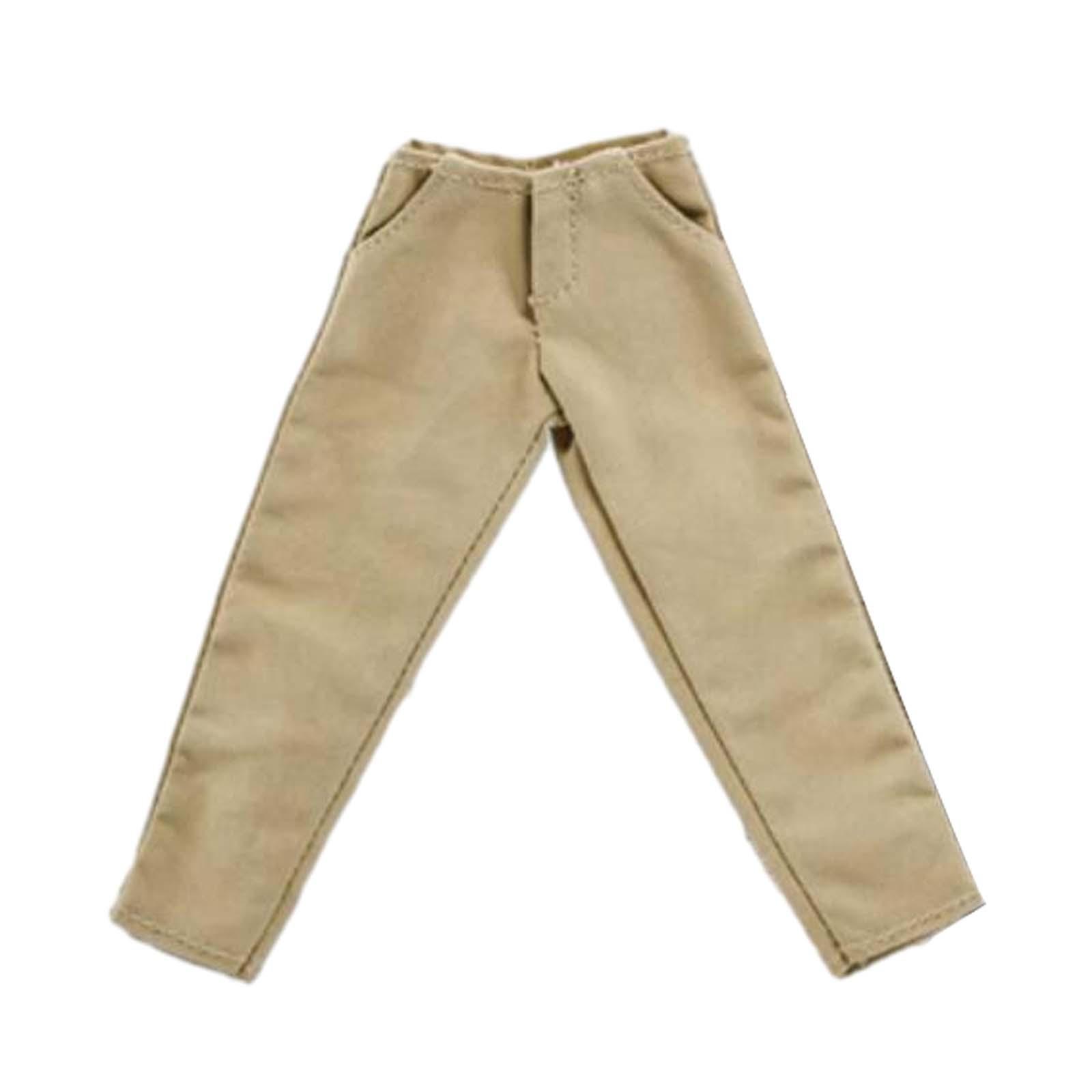 1:12 Scale Miniature Pant Trousers for 6'' Male Dolls