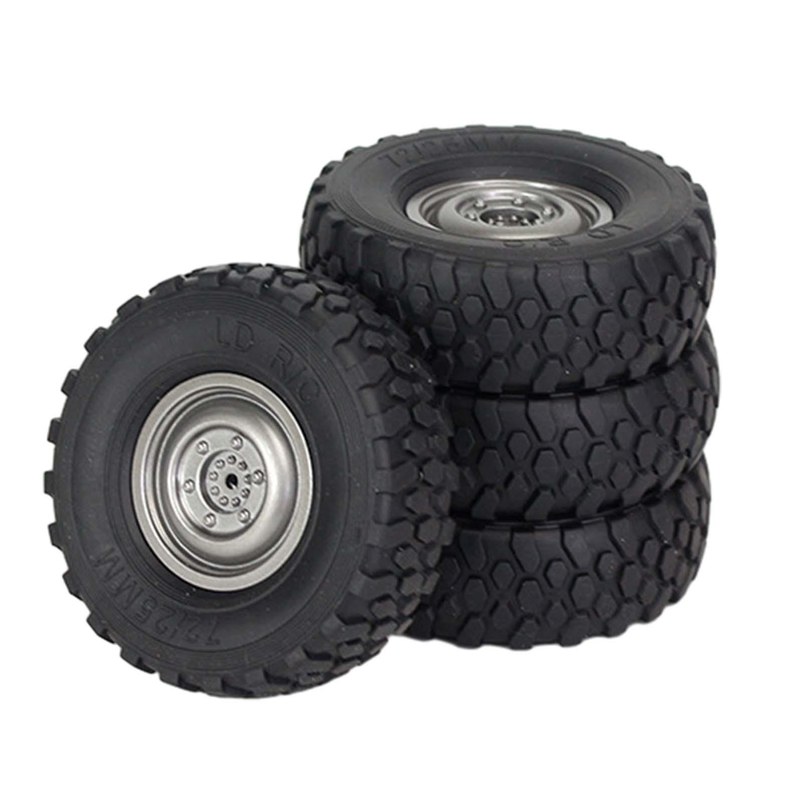 4 Pieces Wheel Tyre 1:/16 Scale