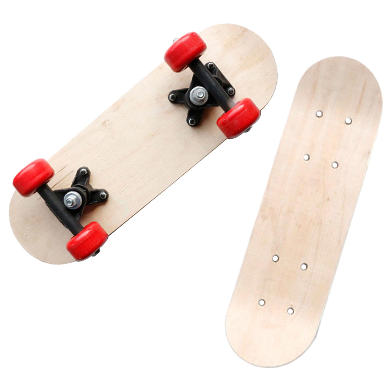 Blank Skateboard Deck with Wheel