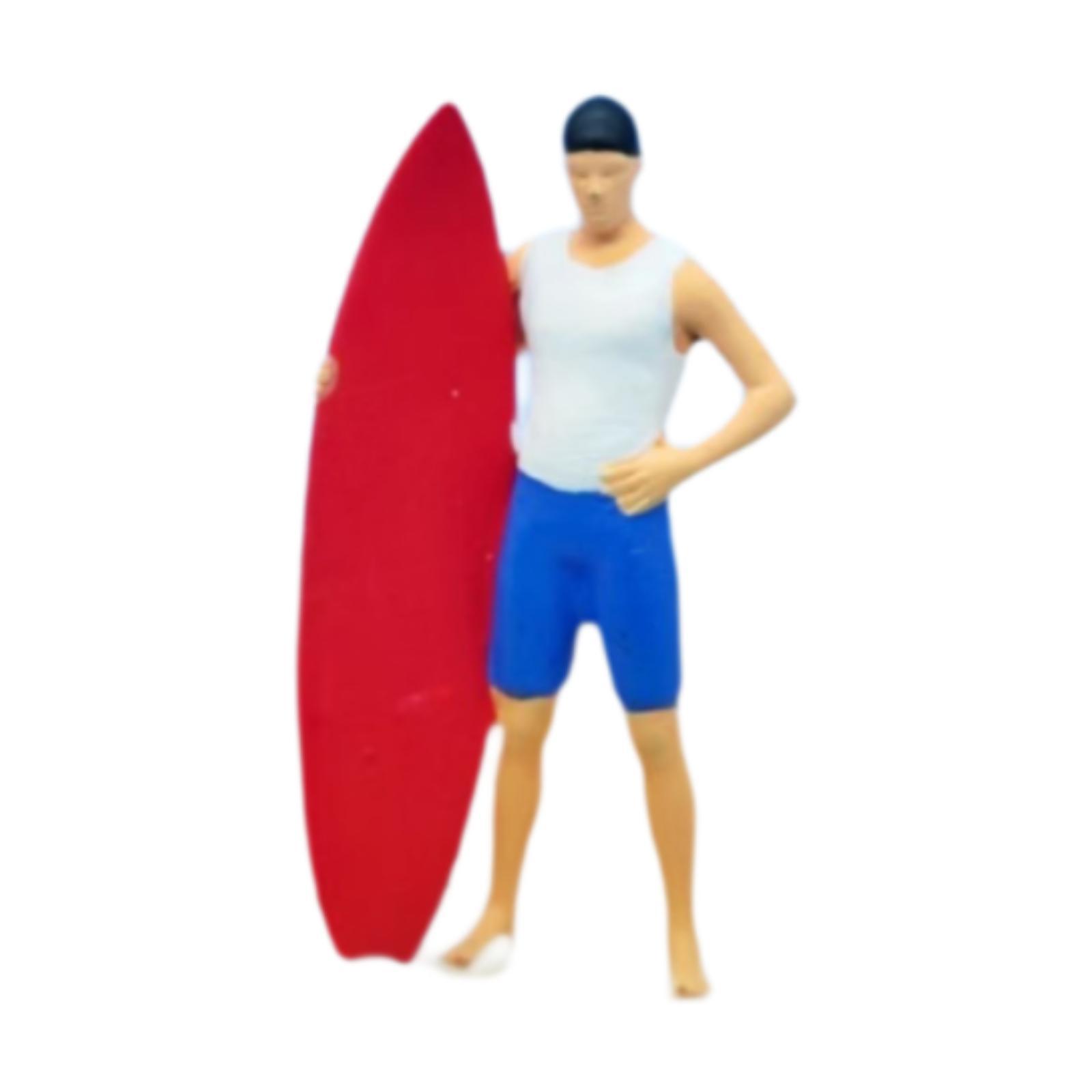 Miniature Surfing Figure
