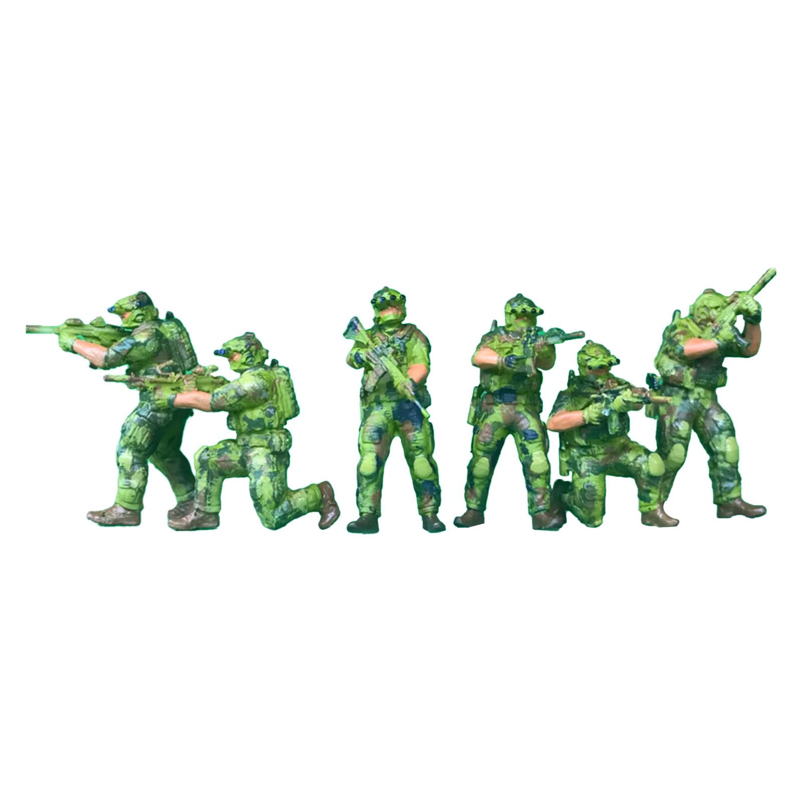 Soldier Models 1:64 Scale 6 Pieces