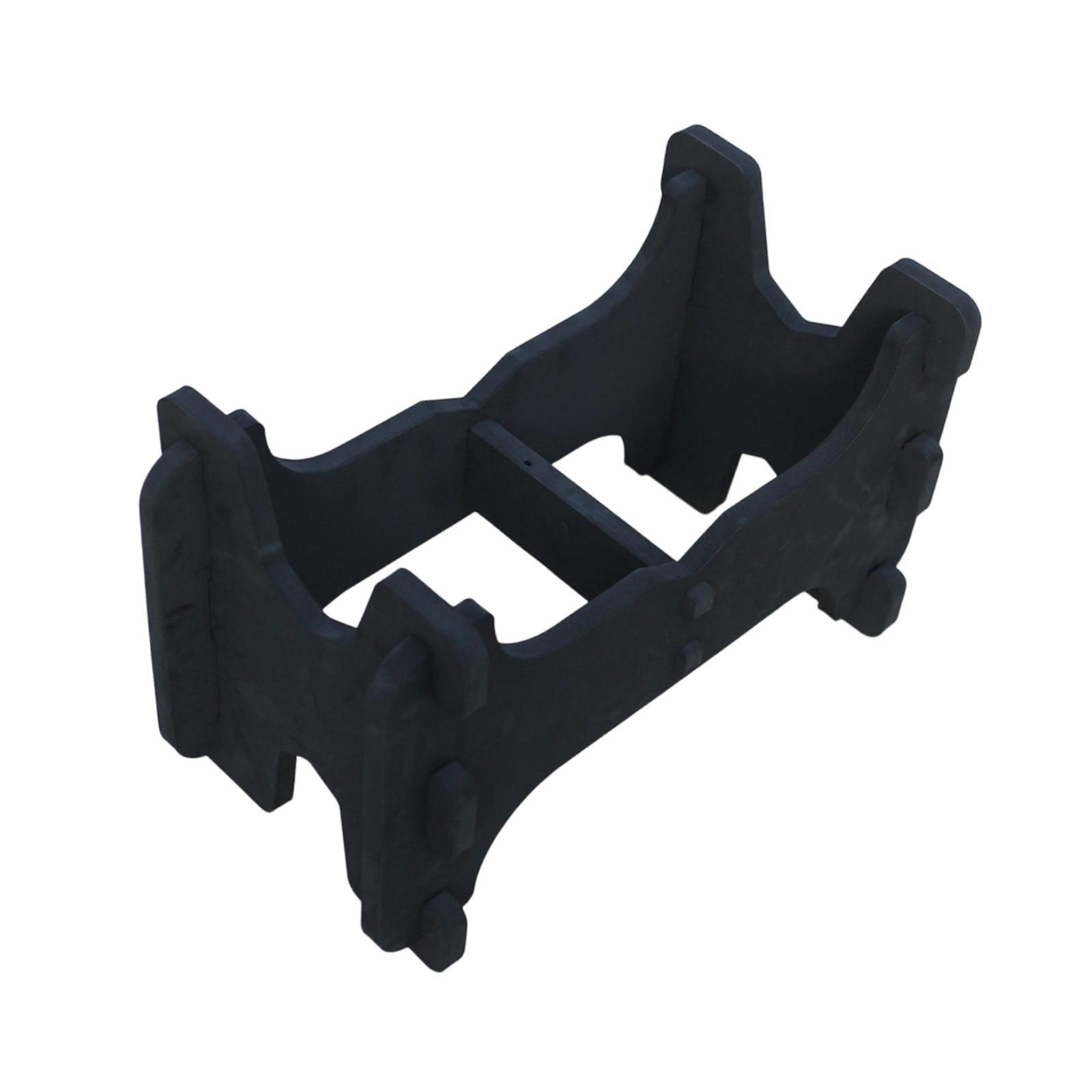 RC Aircraft Model EVA Foam Stand Double Slot Repair Parts Fittings Accessory Black