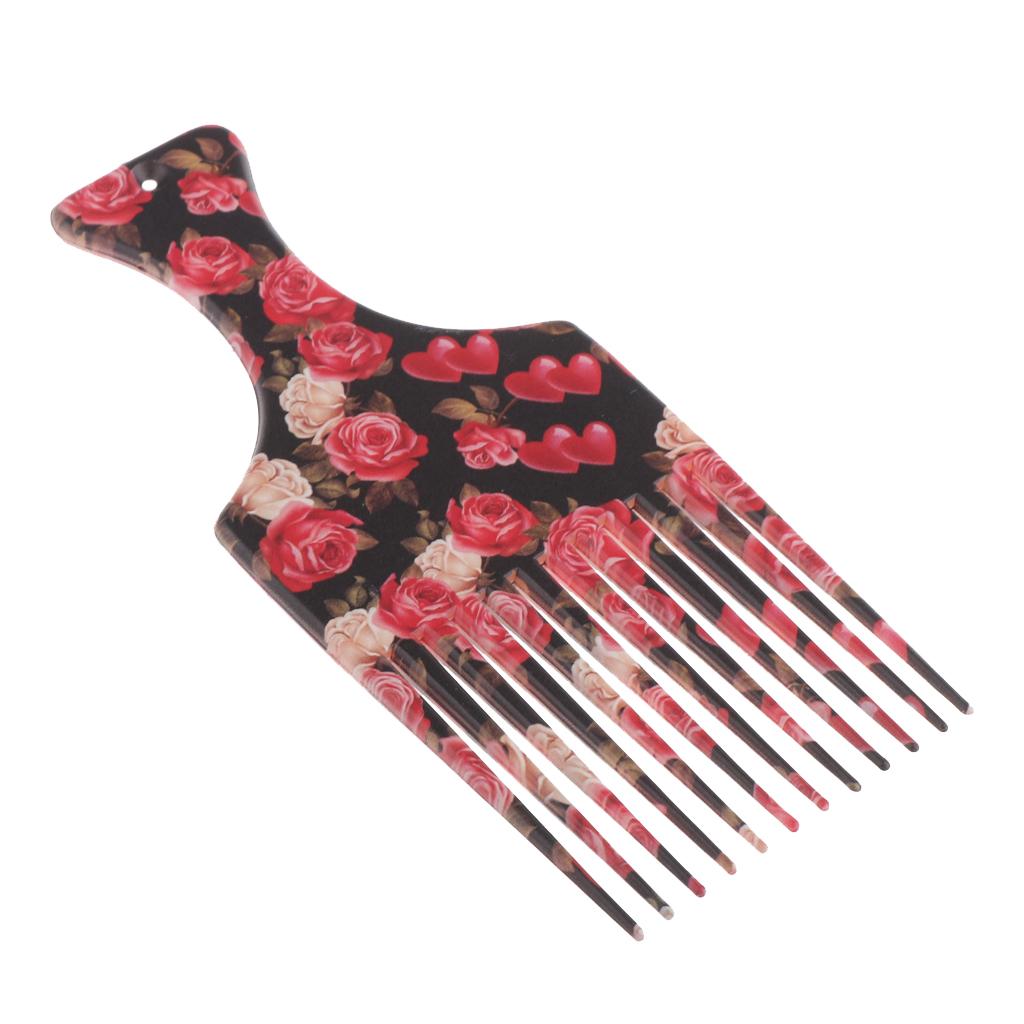 Men Women Oily Hair Comb Hairdressing Slick Back Hairstyle Brush Tool M