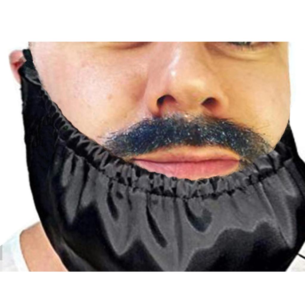 Adjustable Beard Cover Protector for Cooking Serving Restaurants Sleep Black