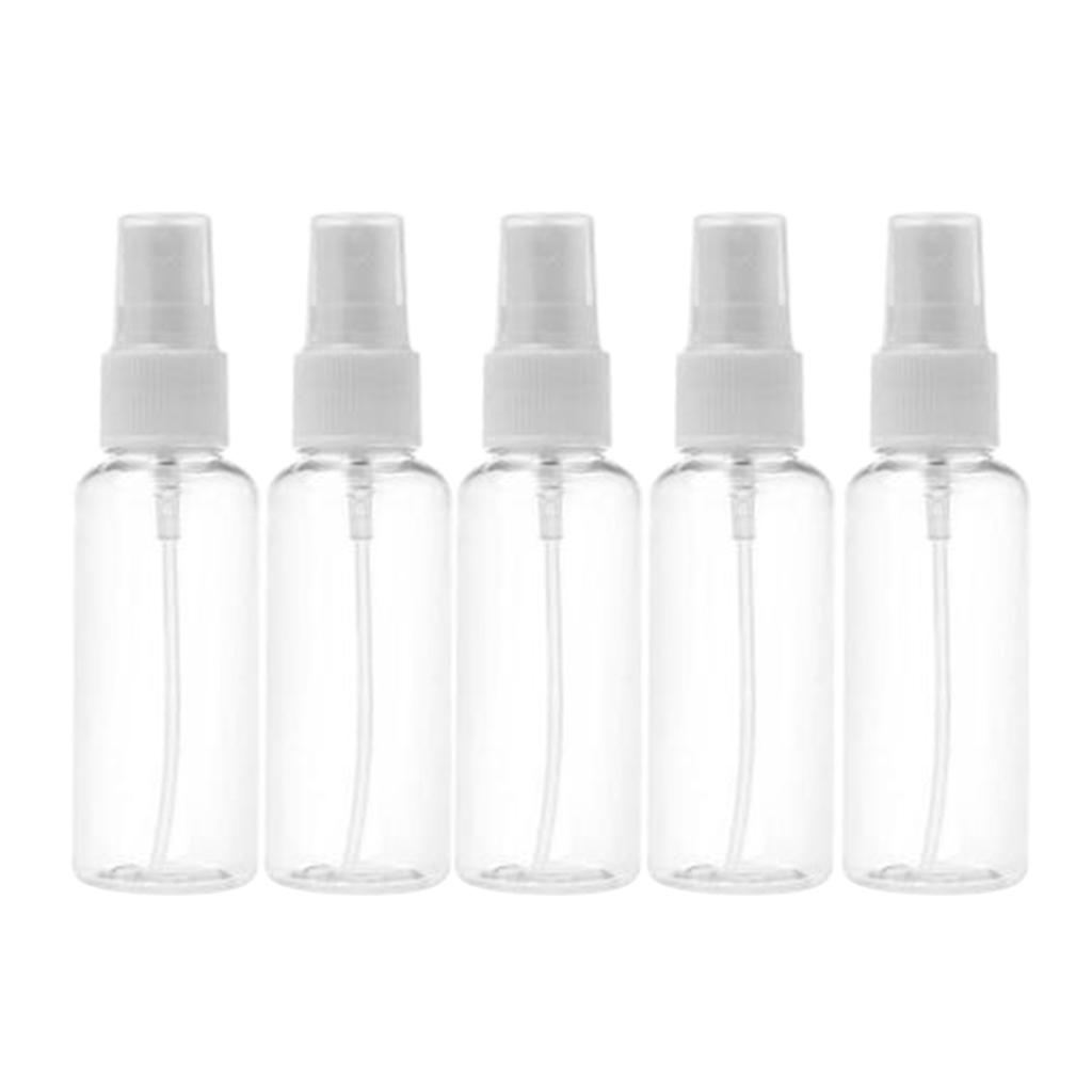 30Pc Transparent Fine Mist Sprayer Empty Makeup Travel Atomizer Bottles 50ml
