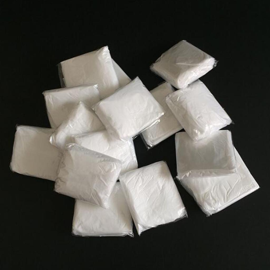 Waterproof Disposable Hair Cutting Cape Gown Hair Cut Capes Apron 100 Pieces