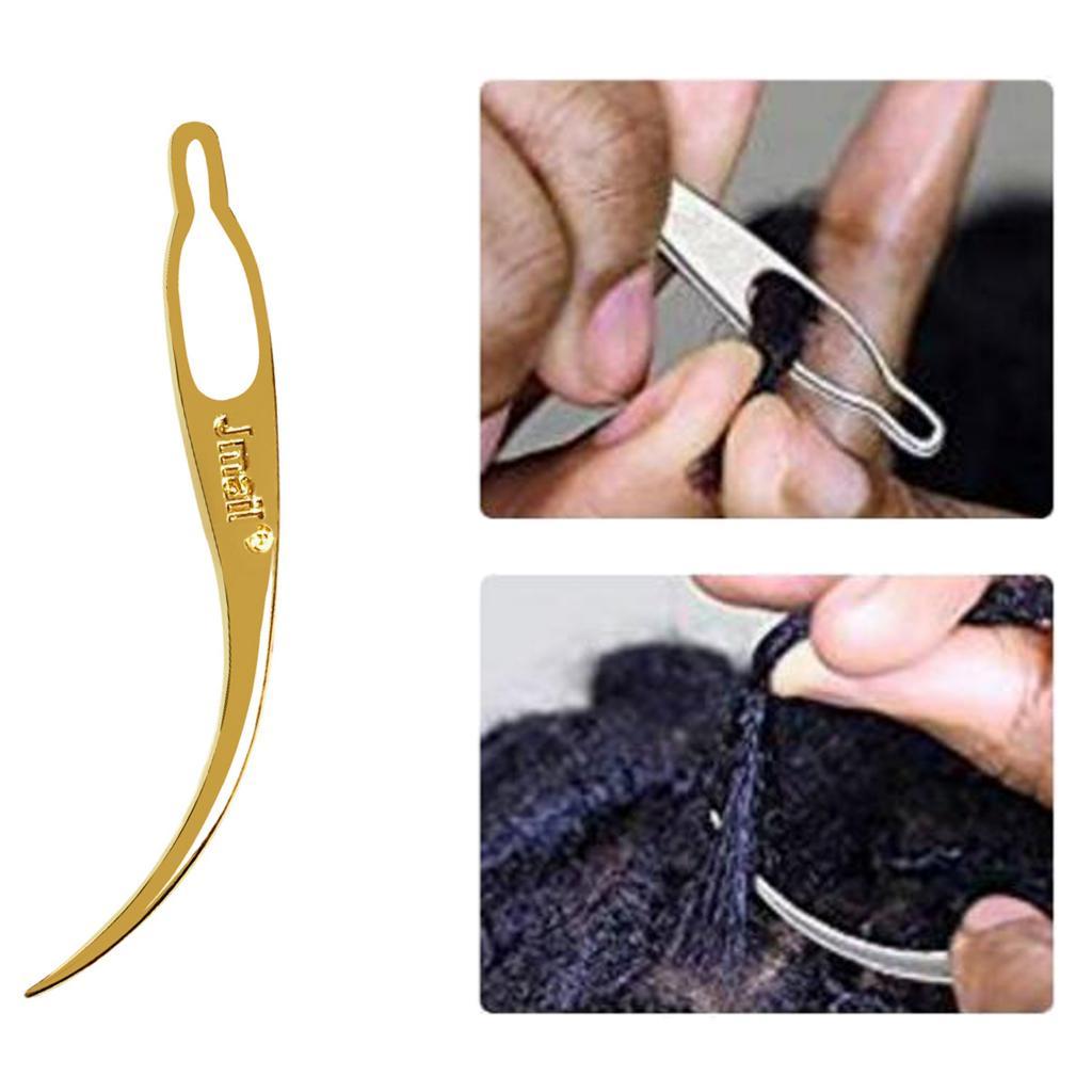 Dreadlocks Tool Craft Dreadlocks Needle Braiding Hair Extensions Golden