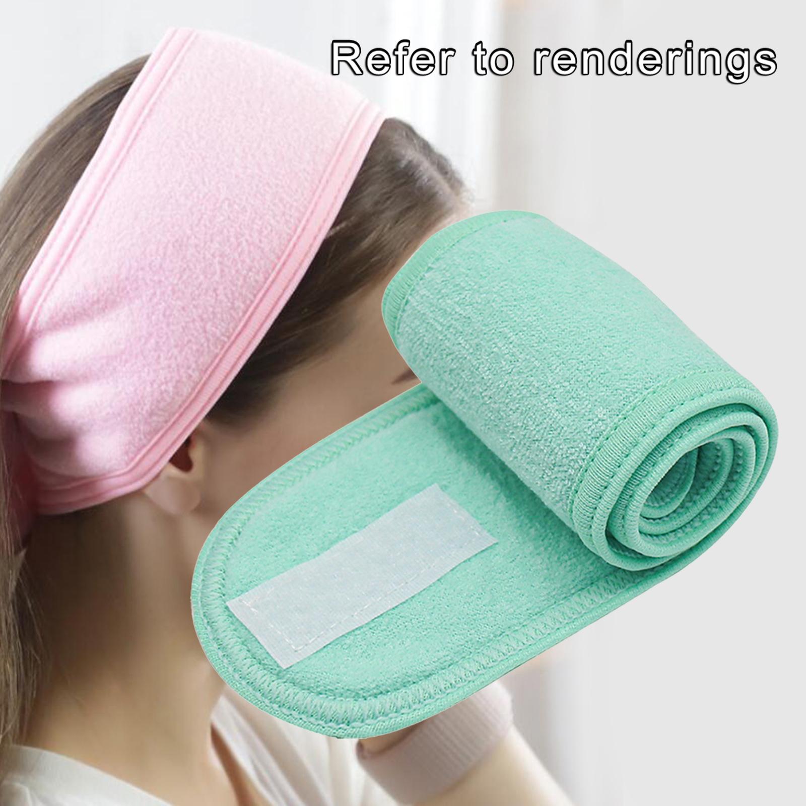 SPA Facial Headband Stretch Washable for Facials Makeup Bath Green