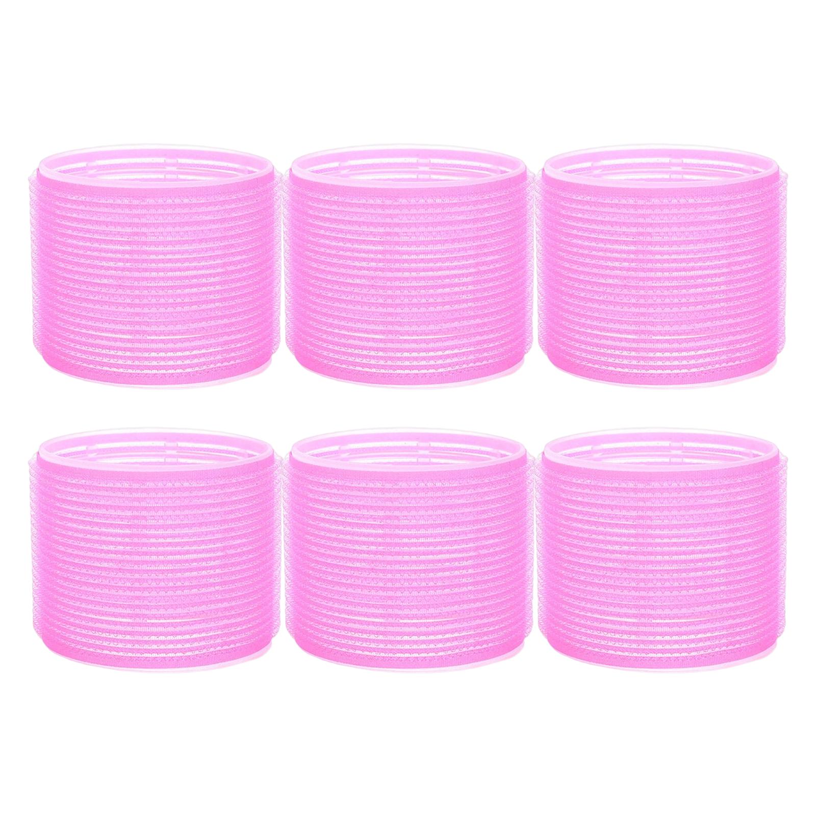 6 Pieces Bangs Roll salon Adhesive Hairstyling Rollers 7.4cm