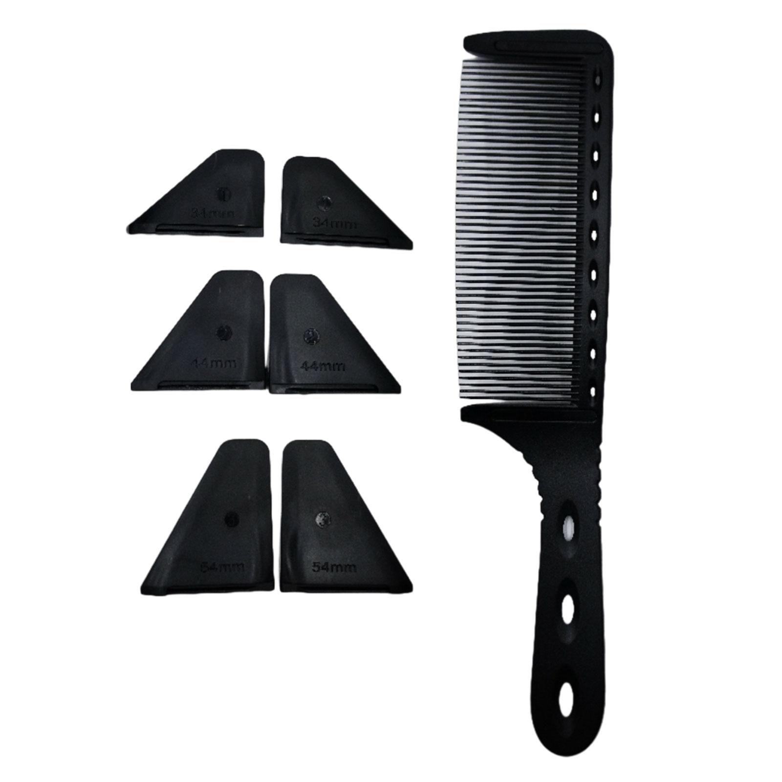 Positioning Comb Professional Haircut Comb for Barber Hairdresser Hair Salon Black