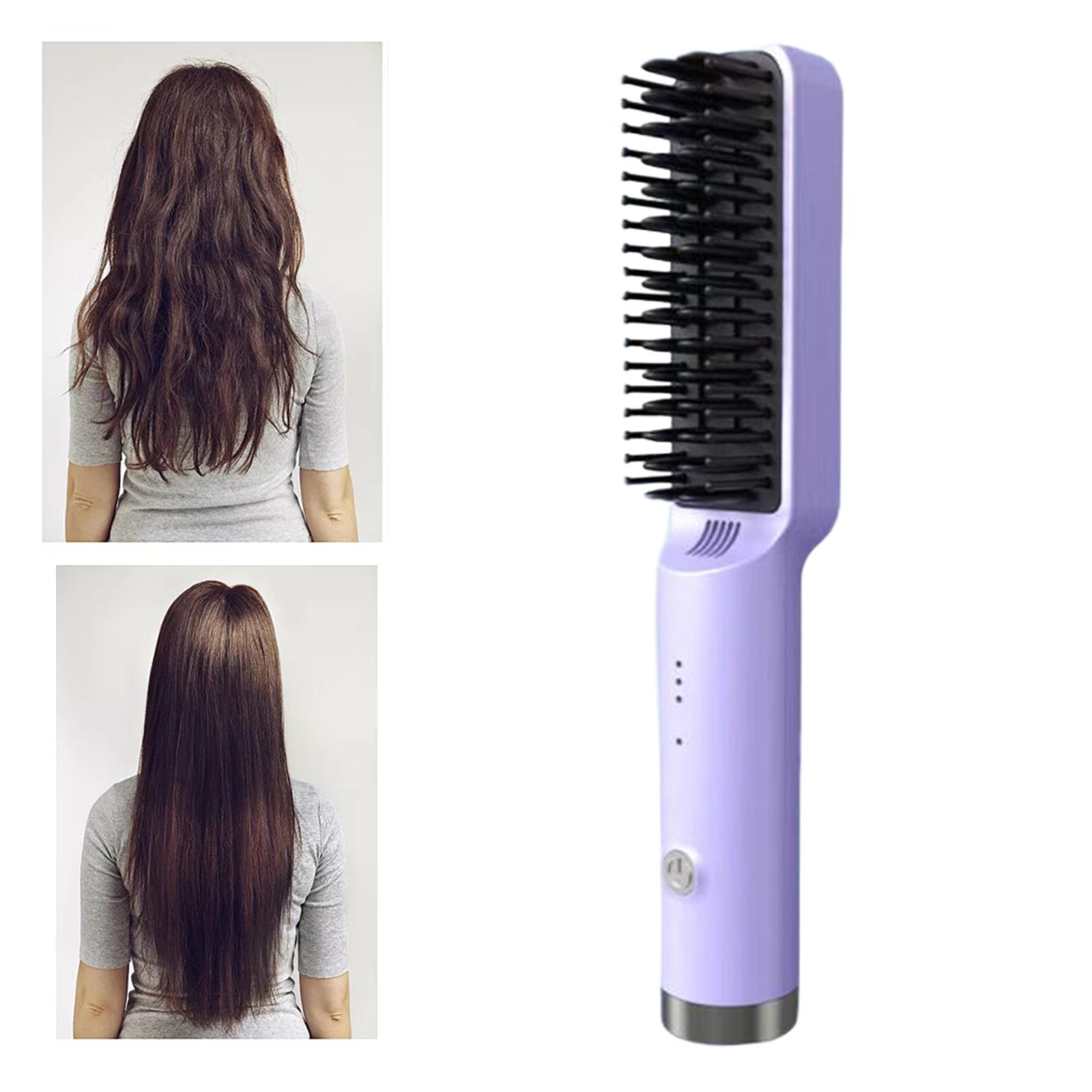 Hair Straightener Comb Straightening Brush for Household Barber Shop