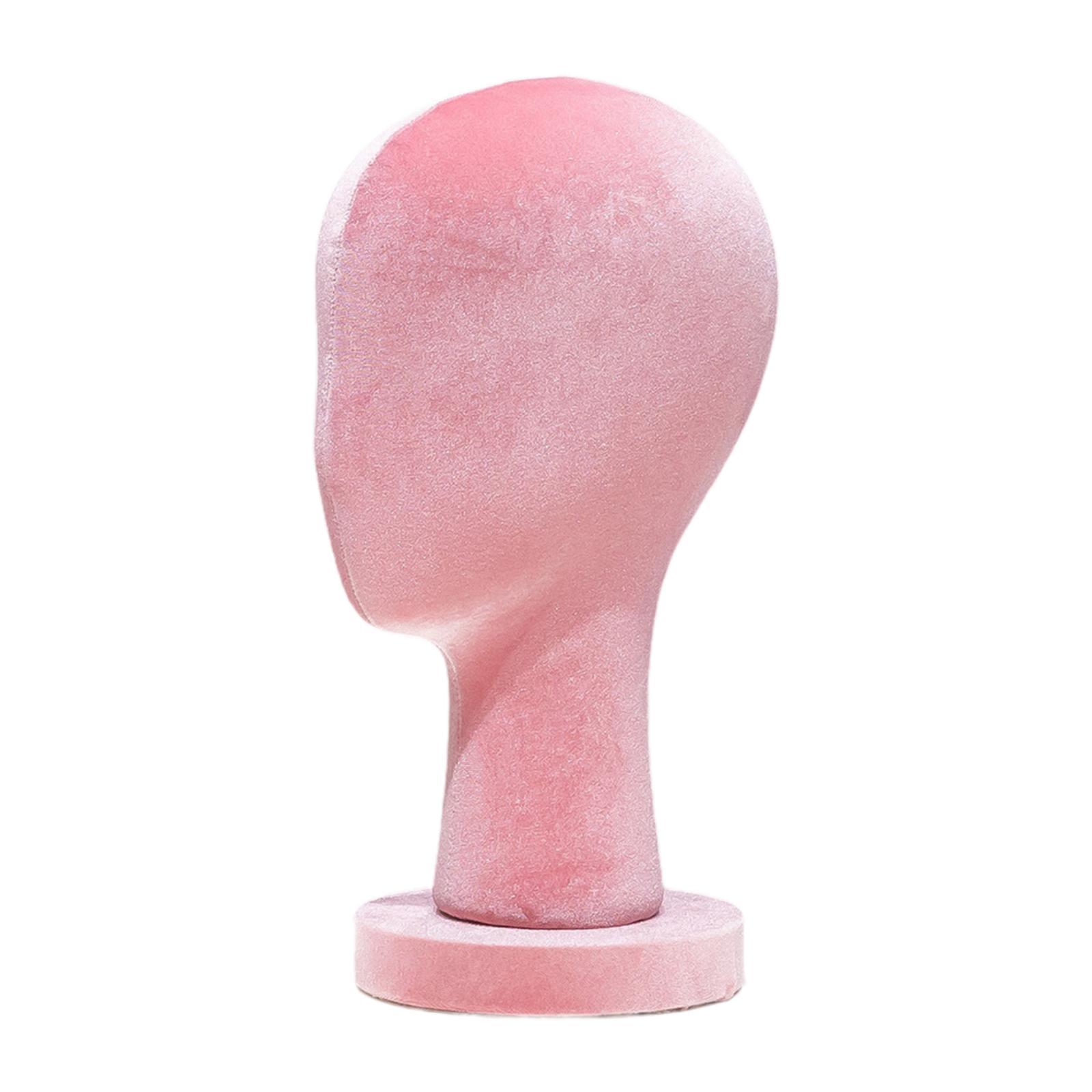 Mannequin Head Hat Holder 33cm Pink