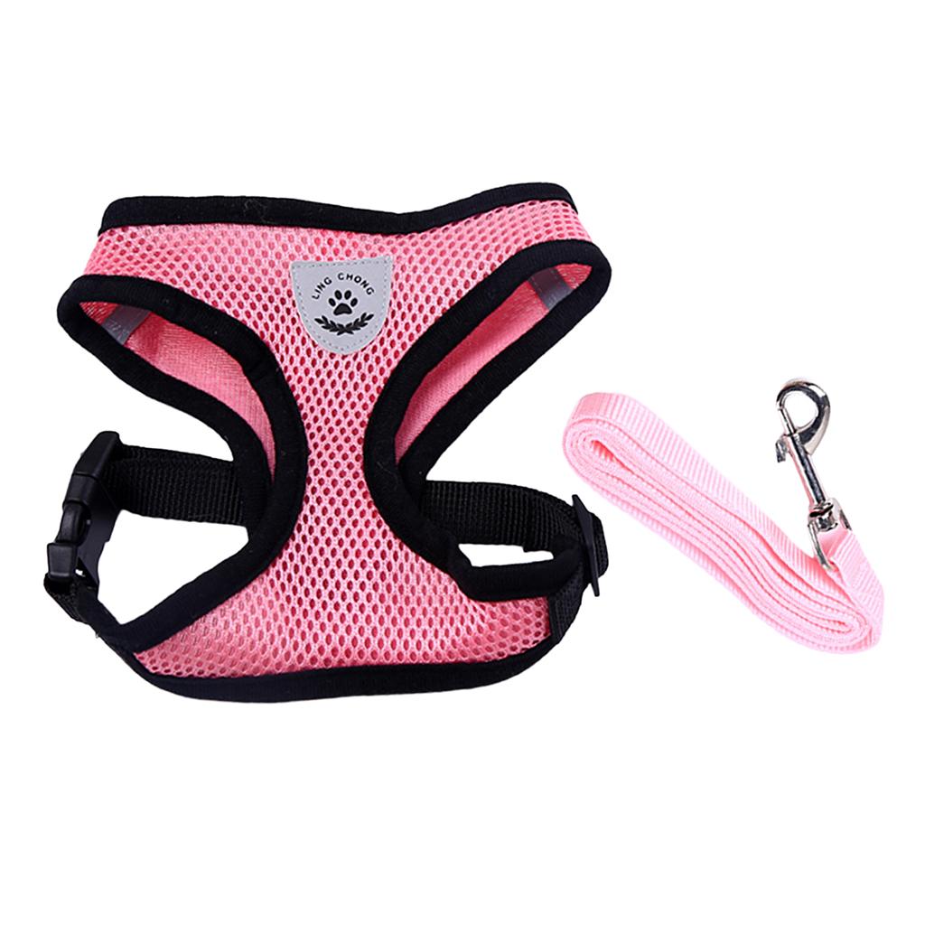 Breathable Dog Harness Set Pet Vest Leash with Handle Dog Supplies