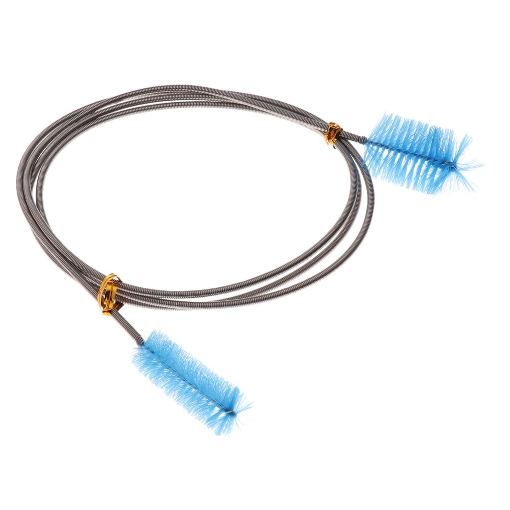 3xDouble End Aquarium Pipe Brush Water Hose Cleaning Brush Blue