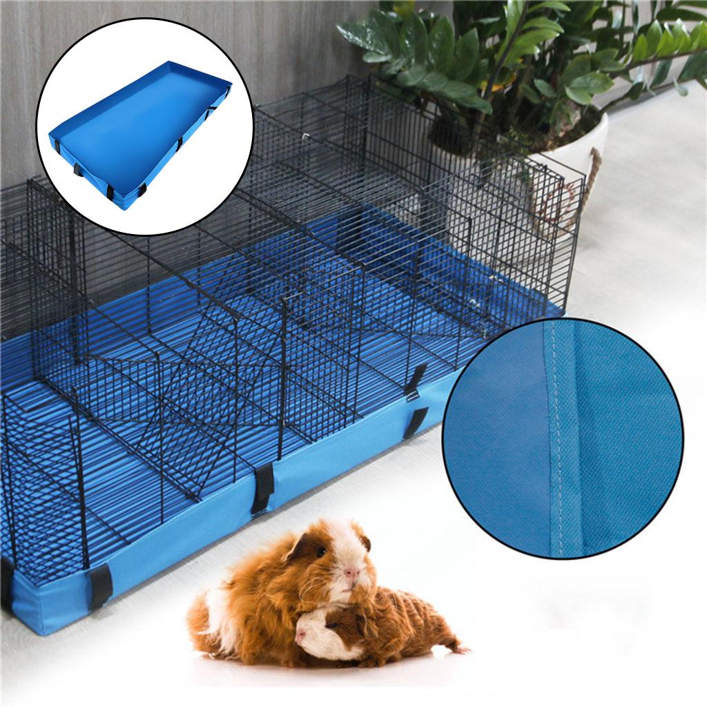 Guinea Pig Cage Bottom Cover Parts for Dwarf Bunnies Squirrel Hamsters Blue