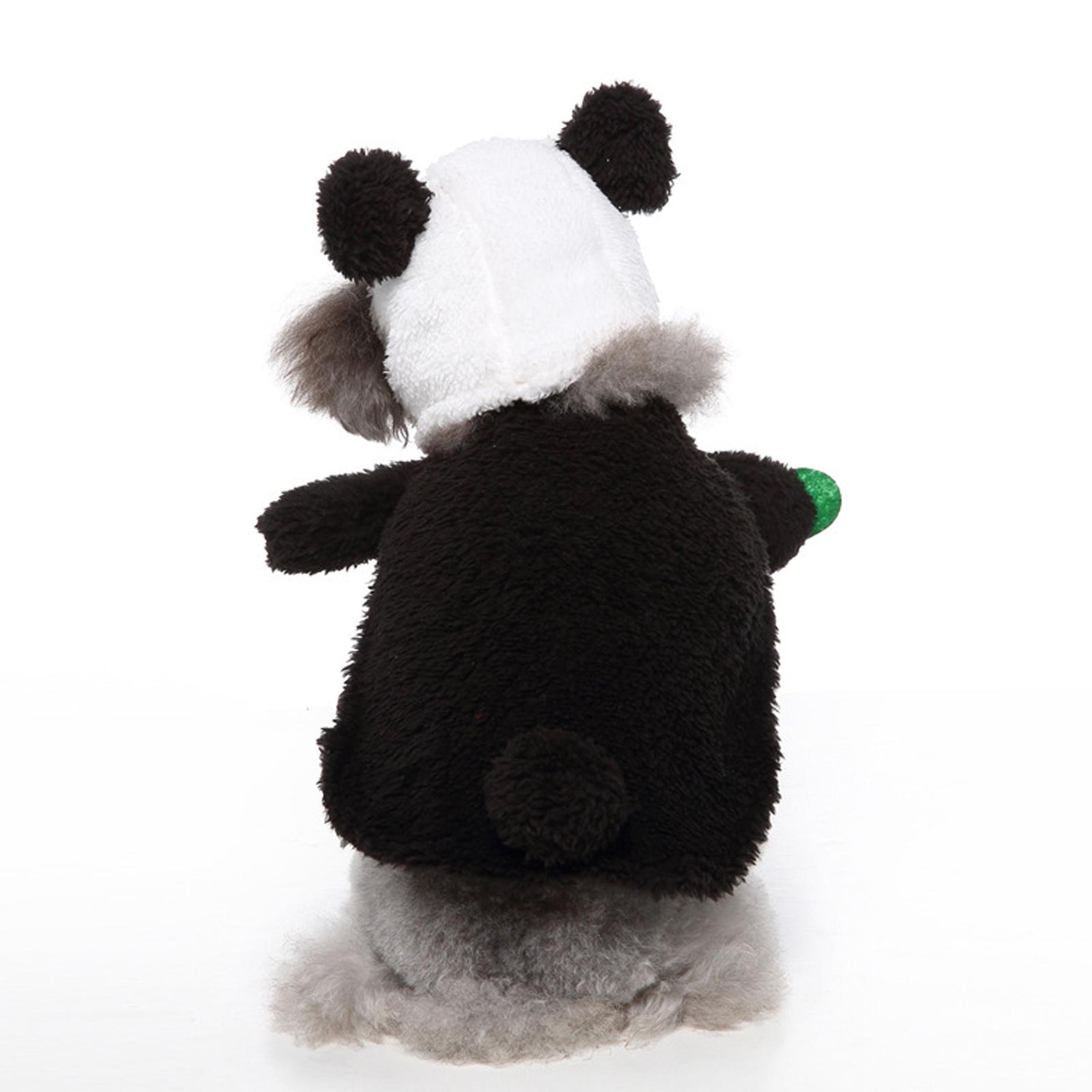 Pet Costume Suit Standing Clothes Party Birthday Dress up Soft Panda