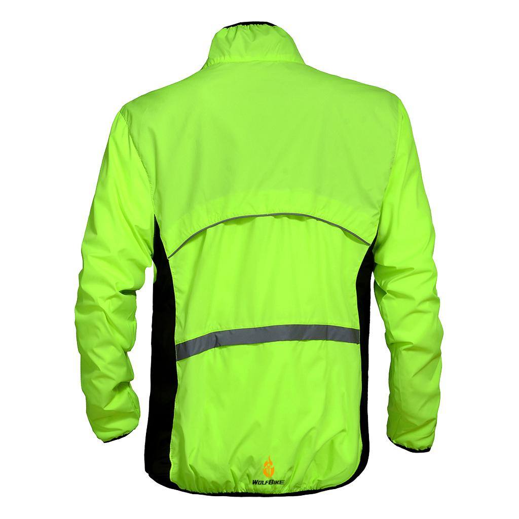 reflective waterproof cycling jacket