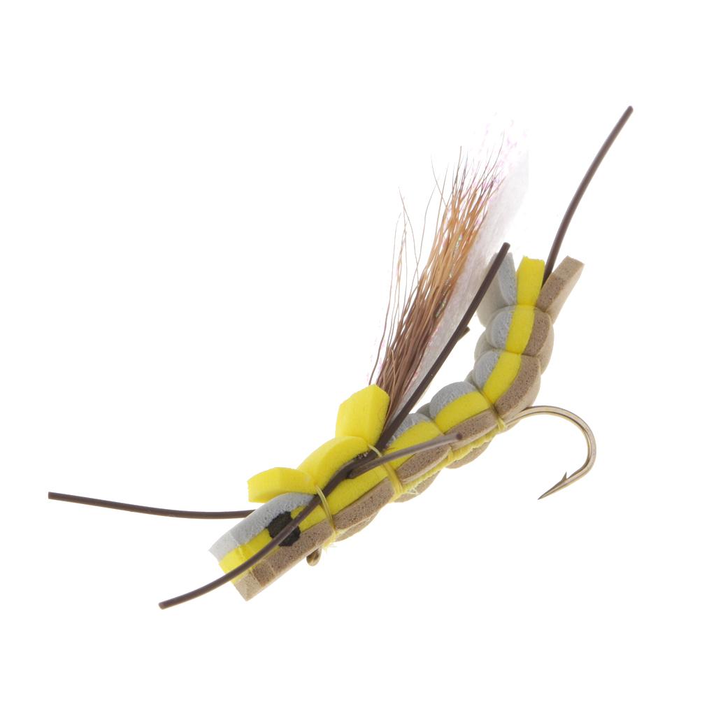 Fly Fishing Floating Flies Salmon Trout Insects Bait Lure Hook Dry Flies